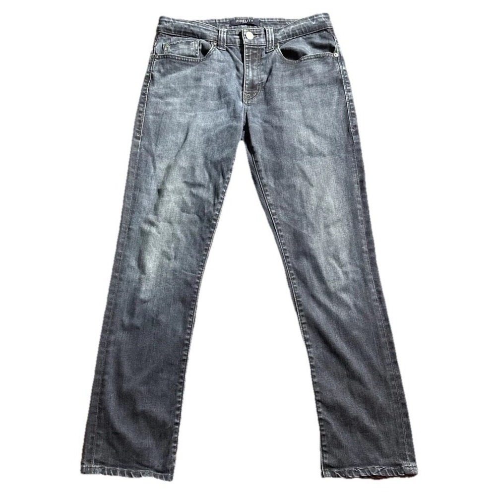 Fidelity Jeans Mens 32x29 Torino Blue Stretch 5-Pocket Jeans